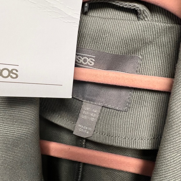 Belted Jacket in Sage - Picture 5 of 6